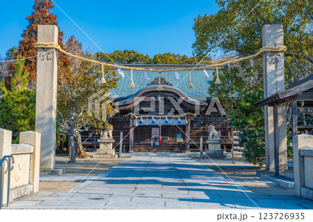 兵庫県赤穂市　赤穂御崎の伊和都比売神社 123726935