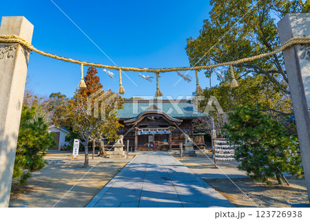 兵庫県赤穂市 赤穂御崎の伊和都比売神社 兵庫県赤穂市 赤穂御崎の伊和都比売神社 123726938