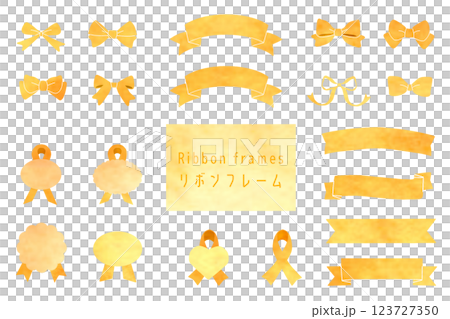 水彩絲帶集 水彩絲帶集 123727350