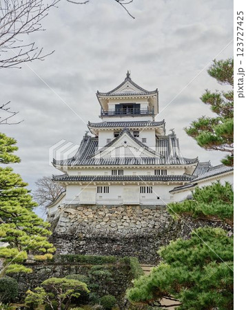 高知城の天守閣 高知城の天守閣 123727425