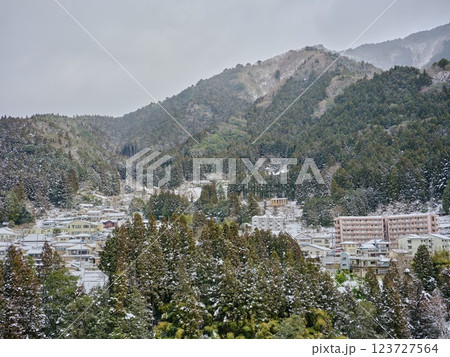 雪が降った祖谷　徳島 123727564