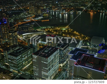 横浜の夜景 123727809