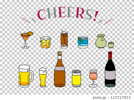 飲料插圖集 123727853