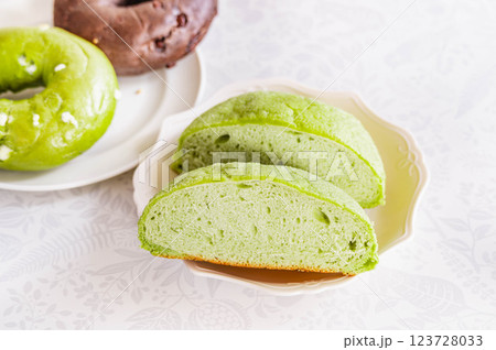 メロンパンの断面 メロンパンの断面 123728033