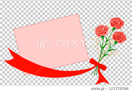 Mother's Day Carnation Card Mother's Day Carnation Card 123728566