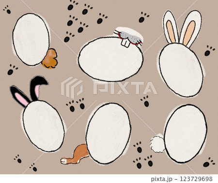 バニー うさぎ 子うさぎ 123729698