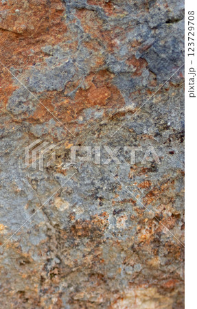 Rusty textured stone vertical abstract background.For design.Grunge gray banner 123729708