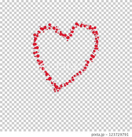 drawing heart in the form of a heart drawing heart in the form of a heart 123729791