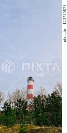 Vertical photography with lighthouse on background Vertical photography with lighthouse on background 123729878
