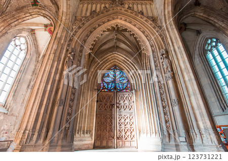interiors of Saint Vulfran collegiate, Abbeville, France 123731221