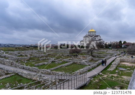 Old Chersonesos, Tauride Crimea, Russia Old Chersonesos, Tauride Crimea, Russia 123731476