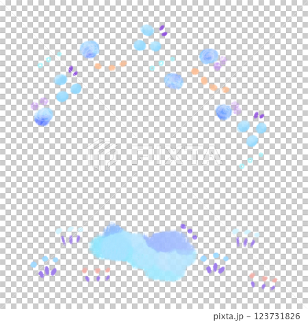 Cute background material of winter flowers Cute background material of winter flowers 123731826