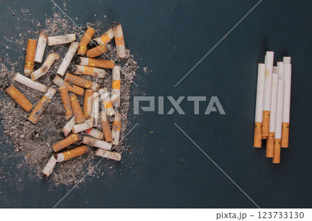 cigarette, cancer, dangerous, death, disease, heart, horizontal, hospital, illness, lung, medicine, pack, product, risk, smoke, bad, dirty, habit, health, quit, stop, toxic, unhealthy, addiction, ash, 123733130