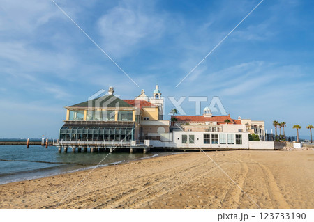 Beach by Marizon wedding hall at Momochi Seaside Park.Fukuoka 123733190
