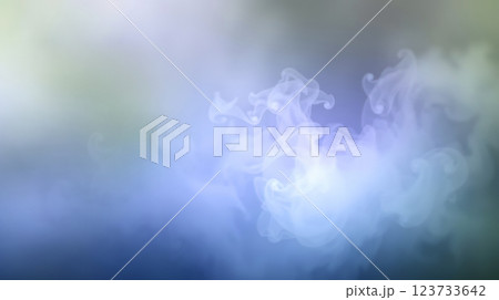 Soft swirling mist creating dreamy atmosphere 123733642