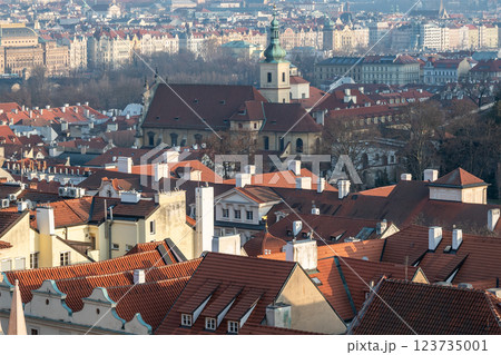 Cityscape view of Prague, capital city of Czech Republic Cityscape view of Prague, capital city of Czech Republic 123735001
