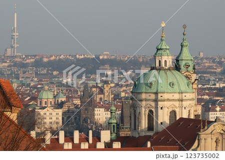 Cityscape view of Prague, capital city of Czech Republic 123735002