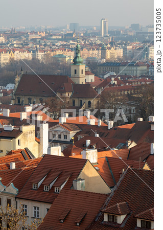 Cityscape view of Prague, capital city of Czech Republic 123735005