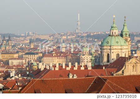 Cityscape view of Prague, capital city of Czech Republic Cityscape view of Prague, capital city of Czech Republic 123735010