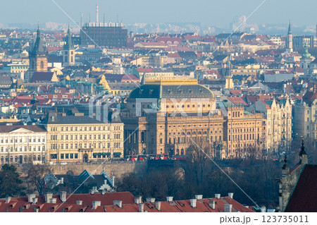 Cityscape view of Prague, capital city of Czech Republic Cityscape view of Prague, capital city of Czech Republic 123735011