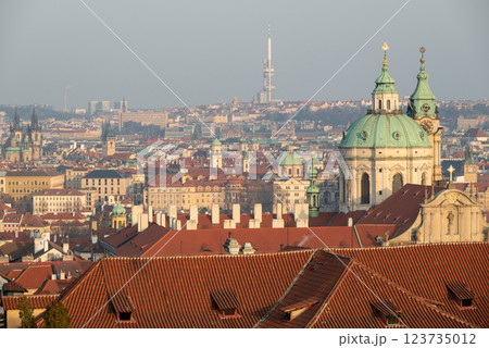 Cityscape view of Prague, capital city of Czech Republic Cityscape view of Prague, capital city of Czech Republic 123735012