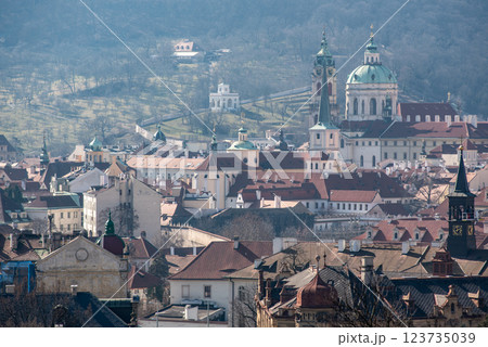 Cityscape view of Prague, capital city of Czech Republic 123735039