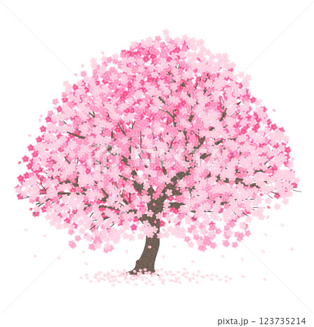 一本桜 123735214