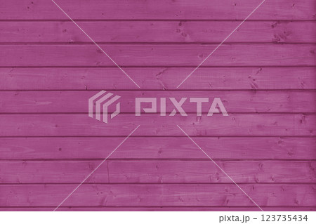 Wooden vertical pink painted plank texture, timber background, wall panels suface 123735434