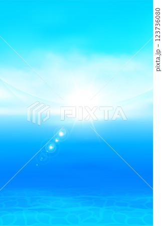 青 波 夏 風景 背景 青 波 夏 風景 背景 123736080