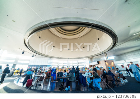 「東京都」新宿都庁展望台の風景 123736508