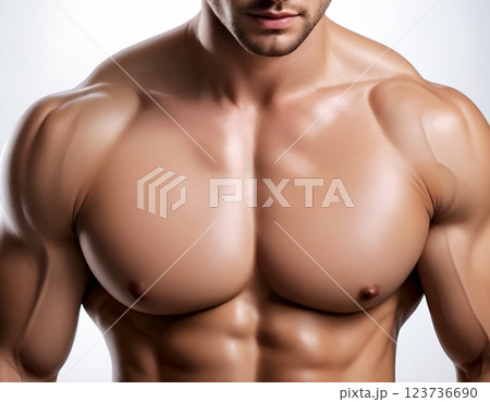 マッチョな男性 123736690