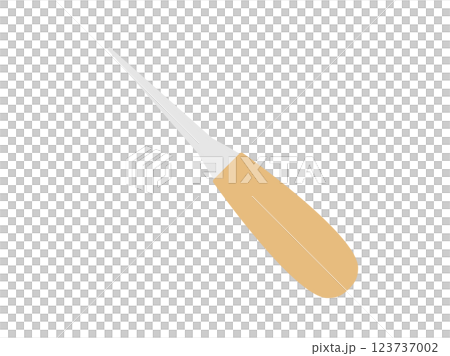 目打ちや千枚通しをイメージしたイラスト 目打ちや千枚通しをイメージしたイラスト 123737002