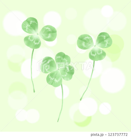 癒しクローバー 123737772