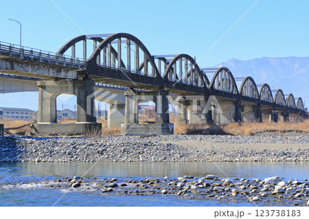安曇野市　田沢橋 123738183