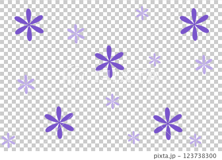 Purple simple flower background material 123738300