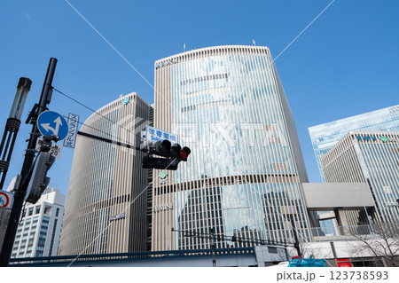 数寄屋橋交差点から有楽町マリオン・ルミネを望む<2025年3月/東京> 数寄屋橋交差点から有楽町マリオン・ルミネを望む<2025年3月/東京> 123738593