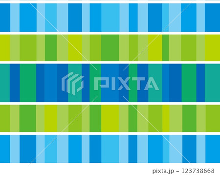 幾何学模様 ブルー グリーン 幾何学模様 ブルー グリーン 123738668
