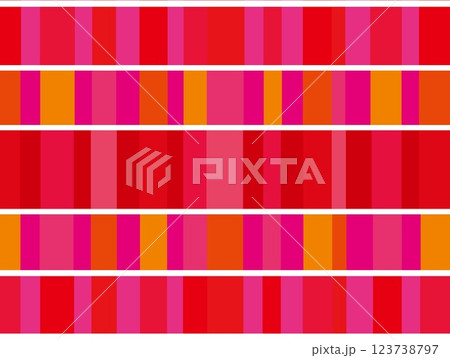 幾何学模様 ピンク オレンジ色 幾何学模様 ピンク オレンジ色 123738797