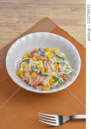 長芋のサラダ 123738915