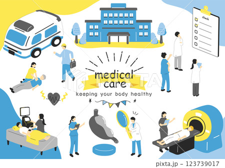 病院と医療従事者 123739017