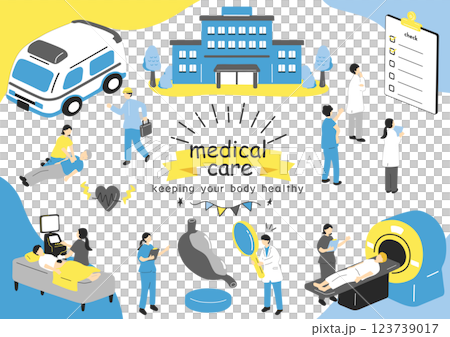病院と医療従事者 123739017