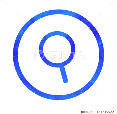 青い星空｜検索アイコン 123739522
