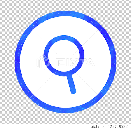 青い星空｜検索アイコン 123739522