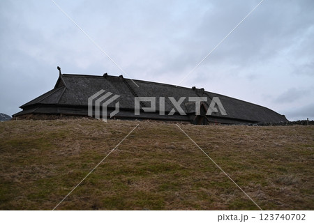 ノルウェー　ロフォーテン諸島　ボルグ　ヴァイキング博物館 123740702