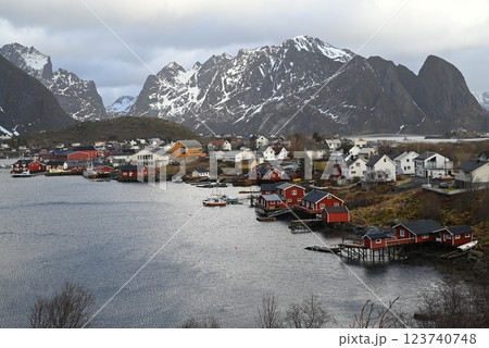 ノルウェー ロフォーテン諸島 レイネ ノルウェー ロフォーテン諸島 レイネ 123740748