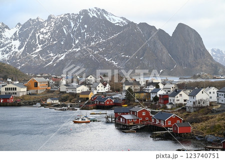 ノルウェー ロフォーテン諸島 レイネ ノルウェー ロフォーテン諸島 レイネ 123740751
