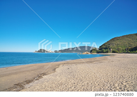 【水晶浜海水浴場】 福井県三方郡美浜町竹波 【水晶浜海水浴場】 福井県三方郡美浜町竹波 123740880