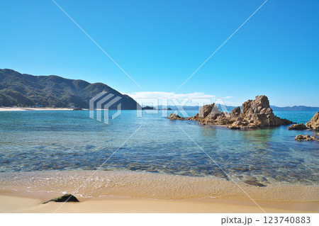 【水晶浜海水浴場】 福井県三方郡美浜町竹波 123740883