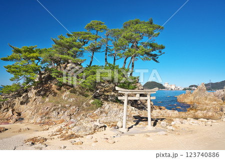 【水晶浜海水浴場】 福井県三方郡美浜町竹波 123740886