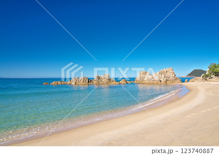 【水晶浜海水浴場】 福井県三方郡美浜町竹波 123740887